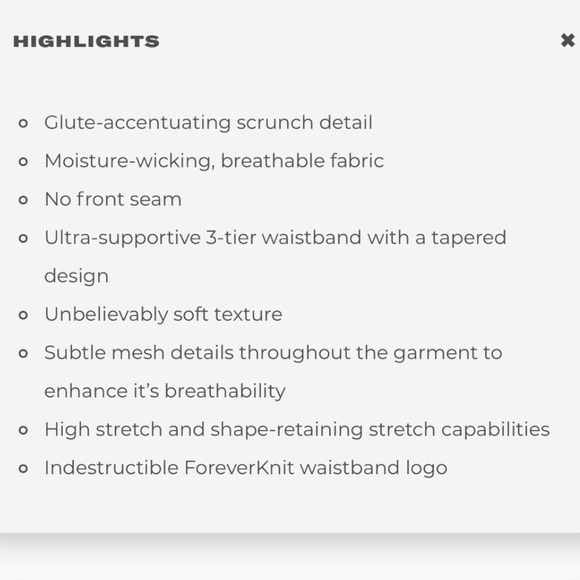 Alphalete amplify silver sky leggings - Picture 8 of 9